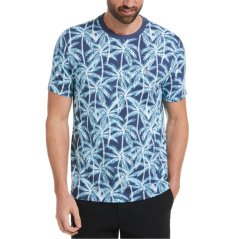 Original Penguin Jersey Palm Regular Fit T-Shirt Sargasso Sea