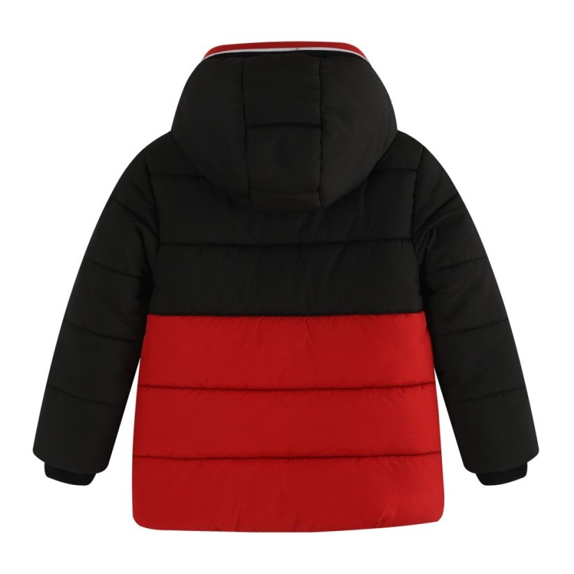 Character Kids Disney Hooded Long Sleeve Short Puffer Jacket Spiderman
