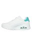 Skechers UNO Stand On Air Trainers Womens Wht Dbck/Mint