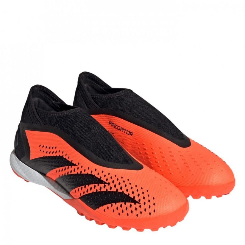 adidas Predator Accuracy.3 Laceless Astro Turf Trainers Orange/Black