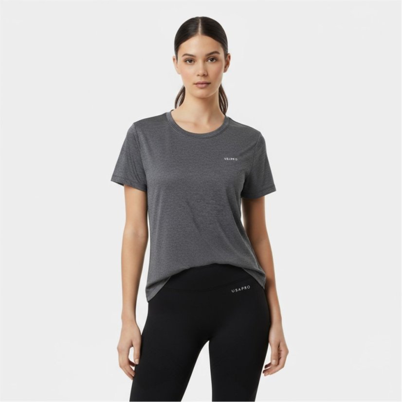 USA Pro Tech C Tee Womens Black