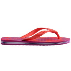 Havaianas Hav. Brasil Fresh Black/Black/Leaf Flip Flops Mens Rose Gum