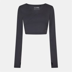 USA Pro Wrap Front Top Womens Black
