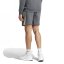 adidas Essentials 3 Stripe Fleece pánske šortky Grey/Grn Spark