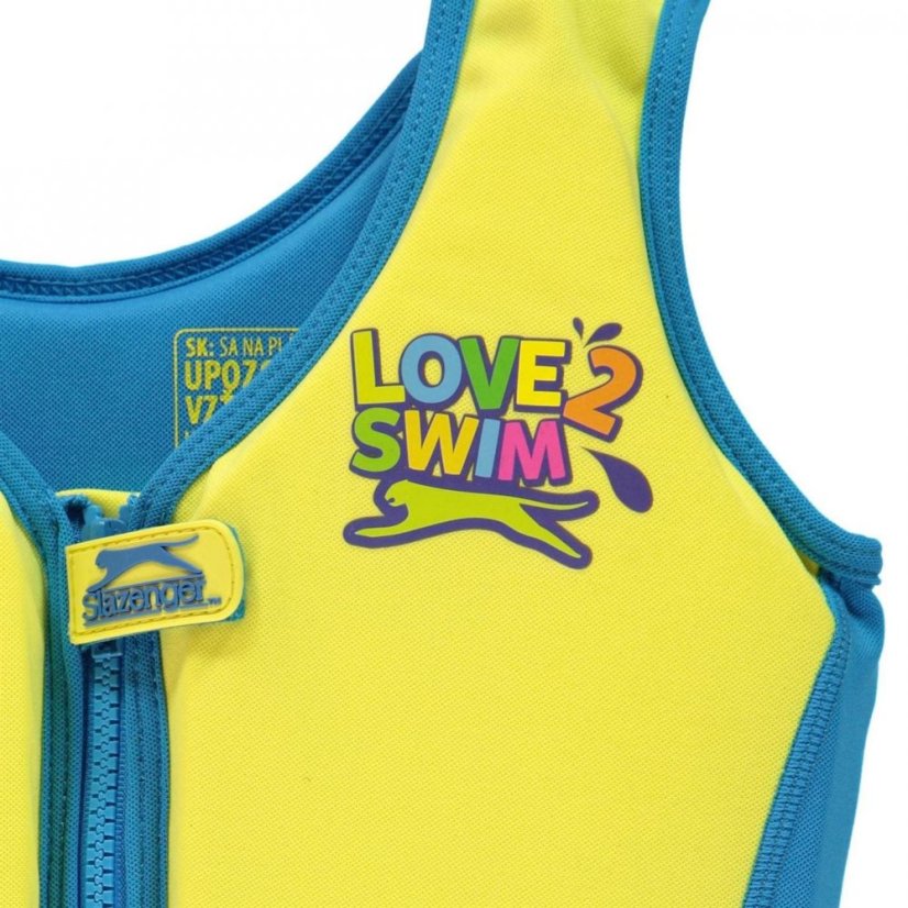 Slazenger Kids' Confidence Swim Vest Blue/Yellow