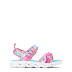 Slazenger Light Up Sole Sandals Juniors Pink/Blue
