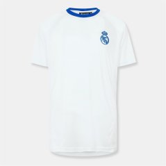 Source Lab Real Madrid Mens T Shirt White/Blue