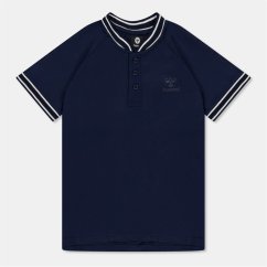 Hummel Short-Sleeve Polo Shirt Black Iris