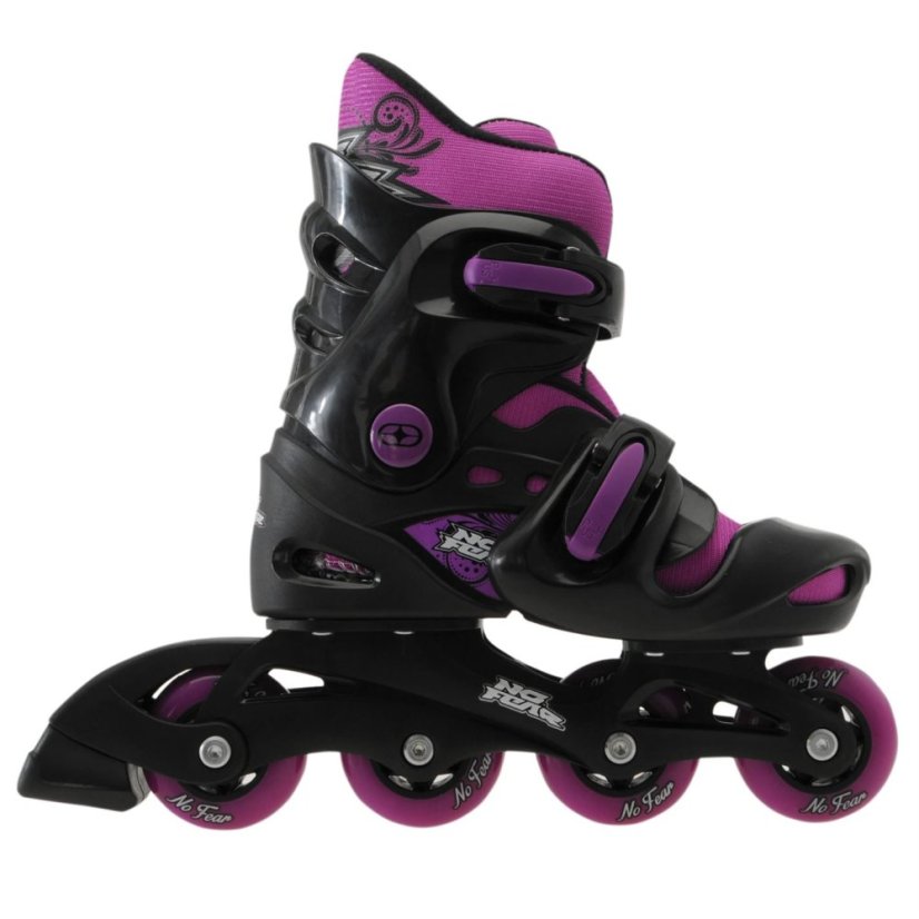 No Fear Inline Skates Girls Black/Purple