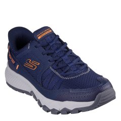 Skechers Dynamite At Hiking Shoes Mens Navy/Orange