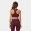 USA Pro UP Seamless Crop Sports Bra Dark Cherry