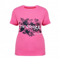 Lee Cooper Classic dámské tričko Pink