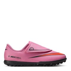 Nike Mercurial Vapour 16 Club Childrens Astro Turf Football Boots Pink/Black