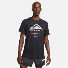 Nike Dri-FIT Men's Trail Running T- Shirt Black