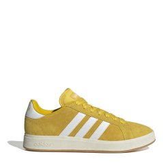 adidas Grand Court Base 00s Shoes Mens Yellow/White