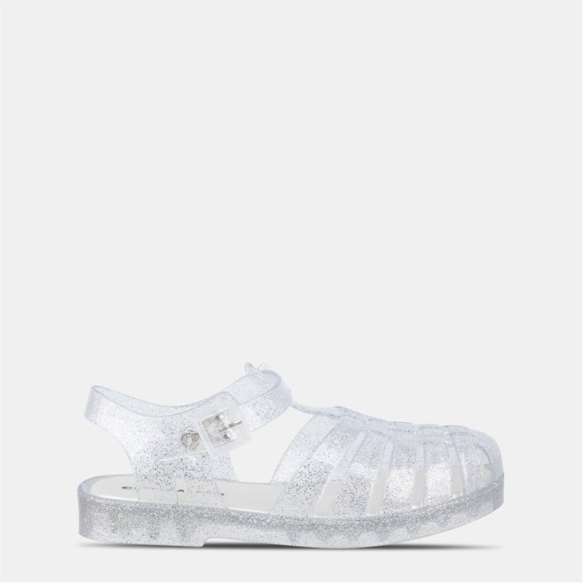 SoulCal SoulCal Jelly Sandal Childrens Silver Glitter