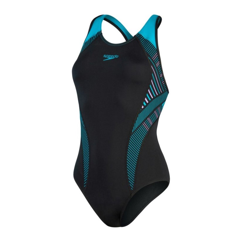 Speedo Plmt Lnbk SS Ld99 Black/Green