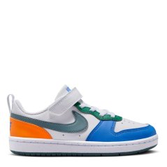 Nike Court Borough Low Recraft Wht/Blu/Ora