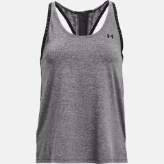 Under Armour Knockout Tank Top Womens Jet Gray Light Heather