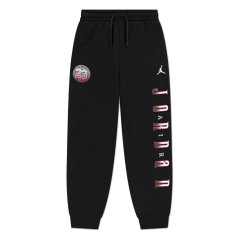 Air Jordan Kids' Gamet Closed Hem Fleece Joggers Black
