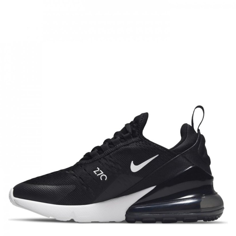 Nike Air Max 270 React Junior Trainers Black/White