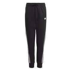 adidas Future Icons 3-Stripes Cotton Tracksuit Bottoms Black/White
