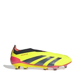 adidas Predator 24 Elite Laceless Firm Ground Football Boots Yellow/Blk/Red