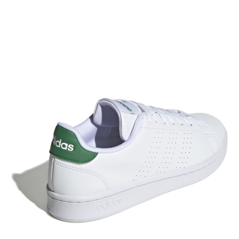 adidas Advantage Canvas Trainers Boys Wht/Green