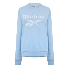 Reebok Women's Fleece Crew Sweatshirt Feel Good Blue