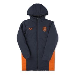 Castore Unisex Kids' Licensed Rain Anorak Jacket Grey/Orange