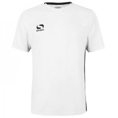 Sondico Fundamental Polyester Football Top Mens White/Black