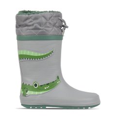 Gelert Cuff Welly Boot Childrens Crocodile