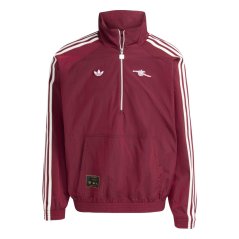 adidas Arsenal Icons Half Zip Tracksuit Top Mens Red