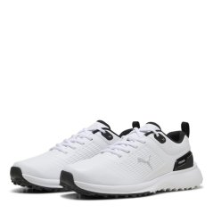 Puma Fusion Plus Sl Spikeless Golf Shoes Mens Wht/Blk