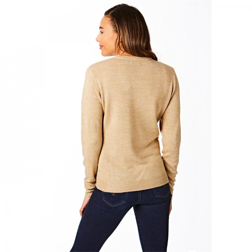 Light and Shade Supersoft Jumper Ladies Camel