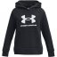 Under Armour Armour Ua Rival Fleece Bl Hoodie¿ detská mikina Black