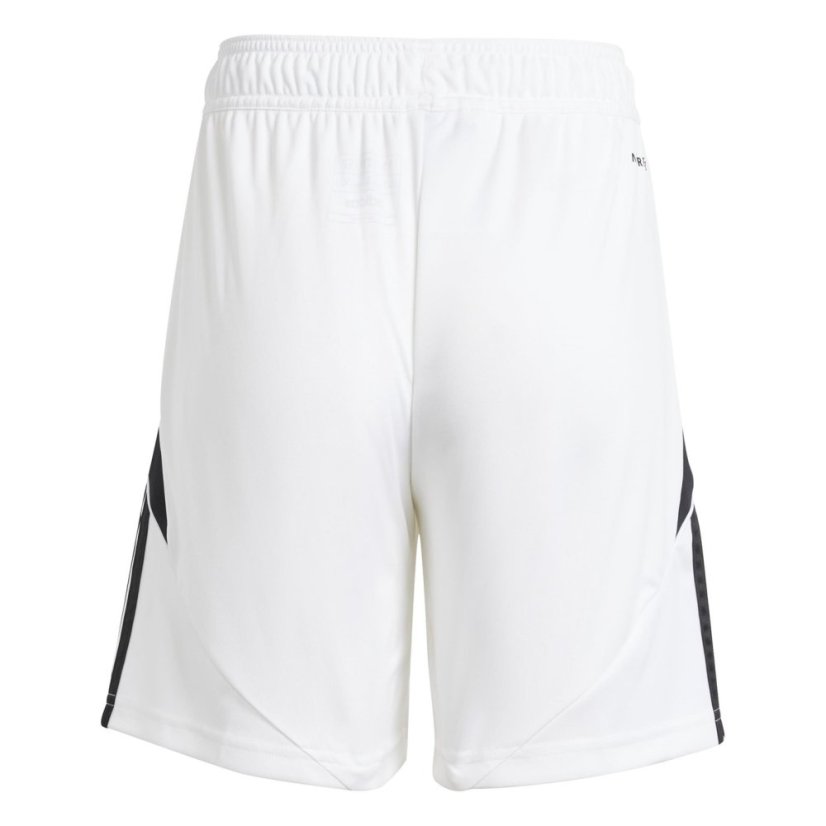 adidas Tiro 24 Football Shorts Juniors White/Black