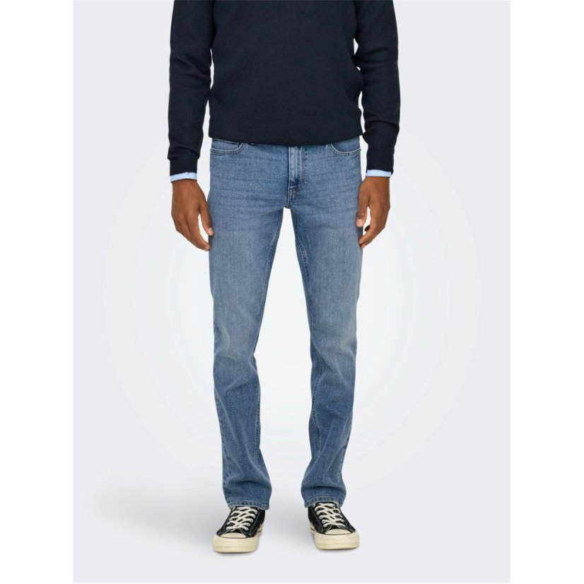 Only and Sons Men's Slim Fit Jeans LBlue Denim