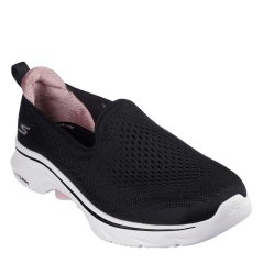 Skechers Women's Slip On Runners Black/Pink