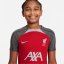 Nike Dri-FIT Liverpool FC Strike Short Sleeve Top 2023 2024 Juniors Red