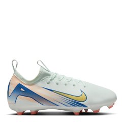Nike Zoom Mercurial Vapor 16 Juniors Firm Ground Football Boots Green/White