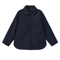 Firetrap Kids' Shacket Button-Through Overshirt Navy