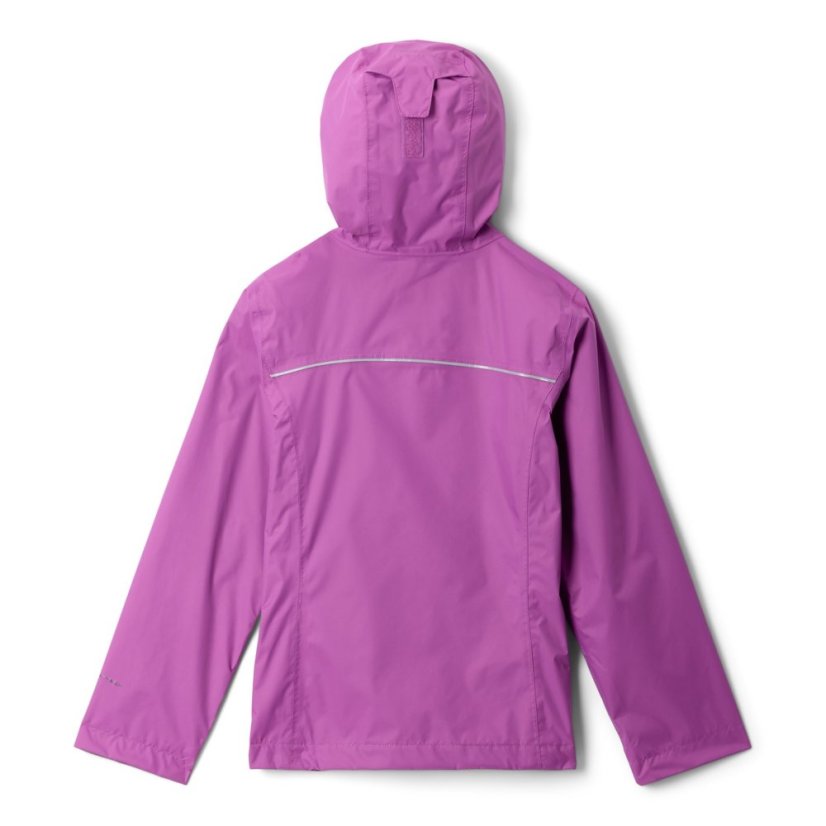 Columbia Kids' Arcadia Hooded Packable Waterproof Jacket Razzle