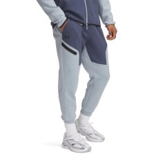 Under Armour Men's Unstoppable Closed Hem Fleece Joggers Gray/Blue/Black