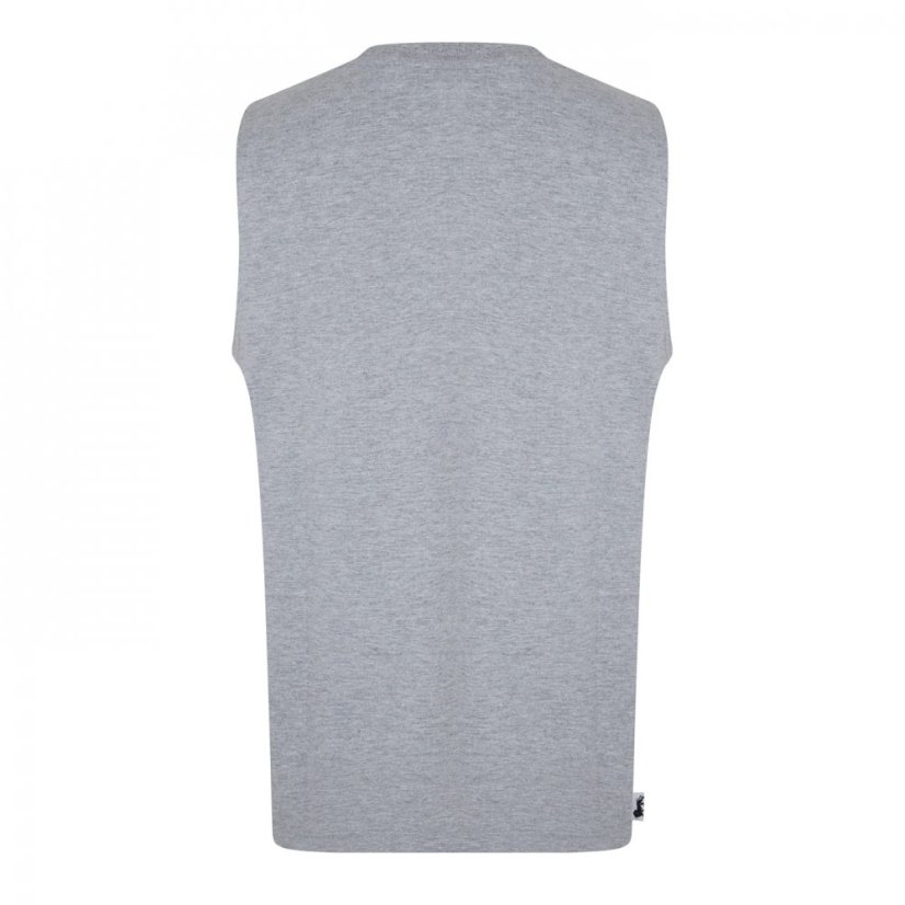 Lonsdale Essentials Tank Vest Grey Marl