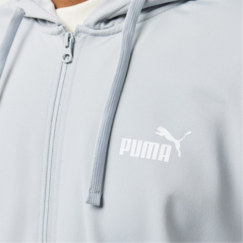 Puma Men's Poly Tracksuit Light Grey