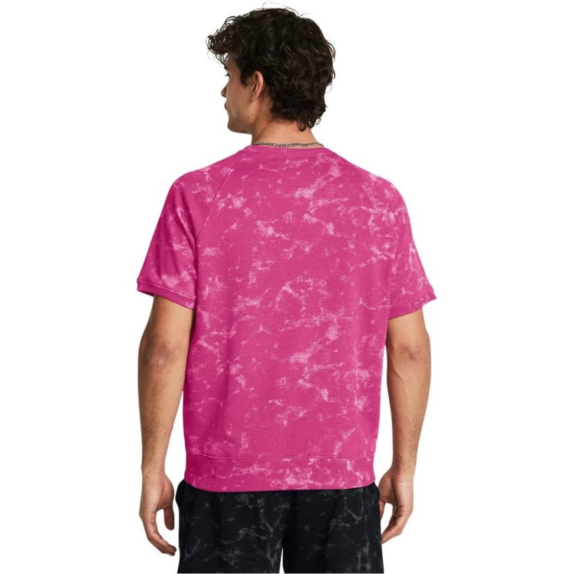 Under Armour Men's Short-Sleeve Performance Gym Top Pink