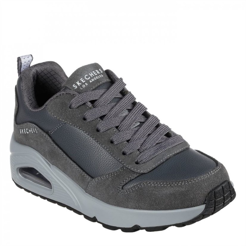 Skechers Uno - Stacre Trainers Charcoal