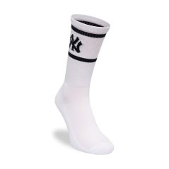 New Era Womens Premium Crew Socks White