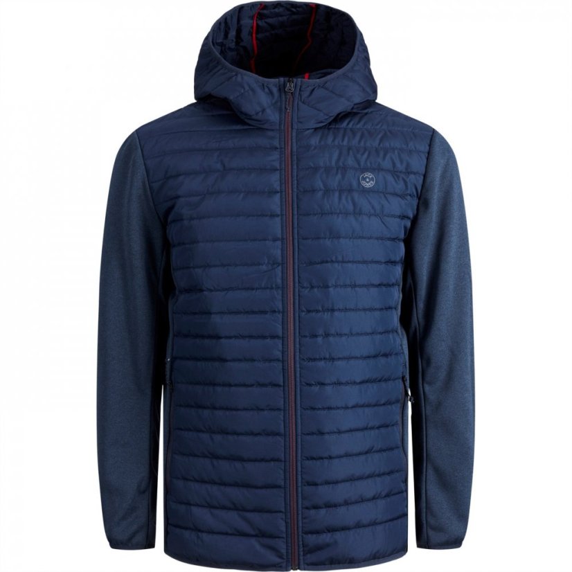 Jack and Jones Quilted Puffer Jacket Navy Blazer